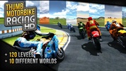 Thumb Motorbike Racing screenshot 4
