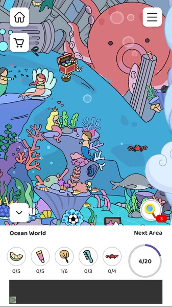 Download do APK de Objetos Escondidos Jogos de Mar - Quebra Cabeça