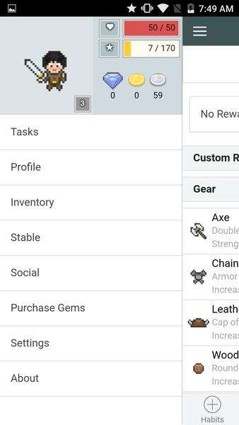 HabitRPG - Preview 1