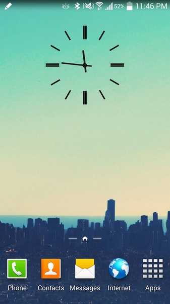 Black S3 Analog Clock - Preview 2