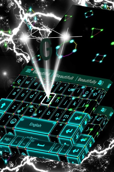Neon Lightning Keyboard - Preview 2