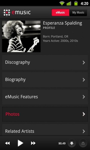 eMusic - Preview 1