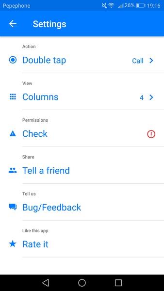 Speed Dial Widget - Preview 3