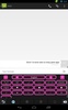 GO Keyboard Pink Glow screenshot 2