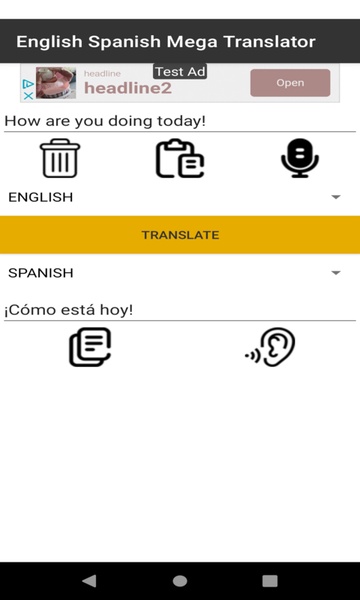 English Spanish Mega Translator - Preview 4
