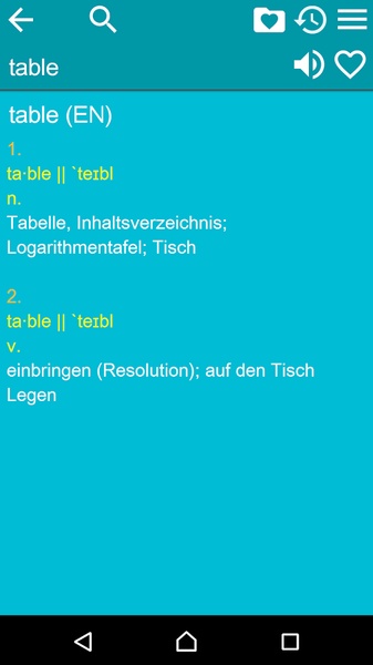 EN-DE Dictionary Free - Preview 8