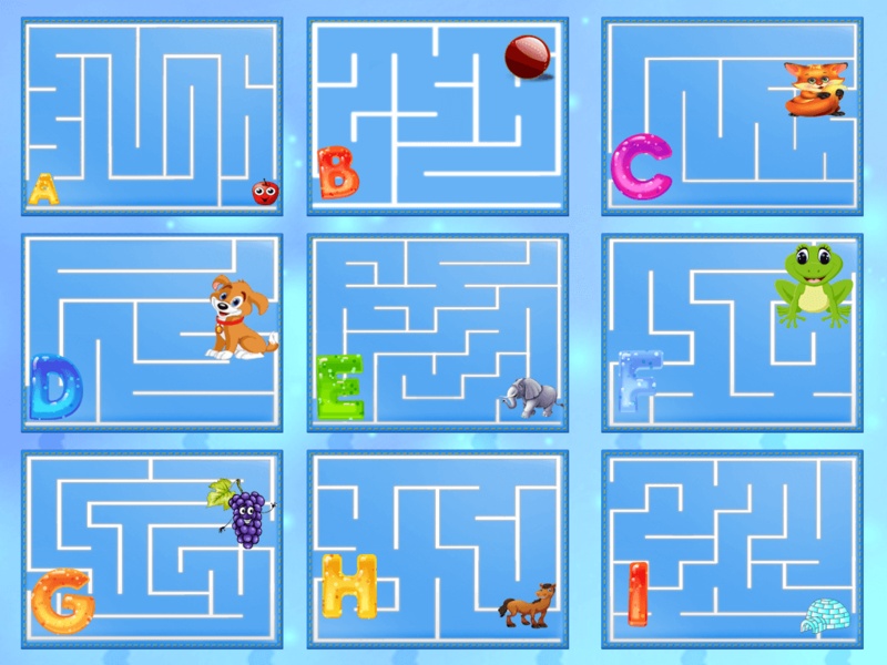 Mazes For Children : Educational Puzzle Game - Preview 3