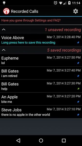 Calls Recall - Preview 6