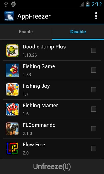 AppFreezer - Preview 3