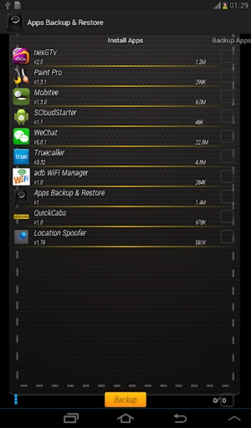Apps Backup & Restore - Preview 6