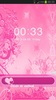 GO Locker Theme Flowers Pink screenshot 3
