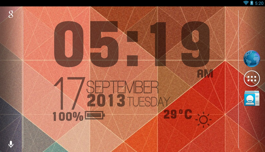 Sense Clock Live Wallpaper - Preview 2