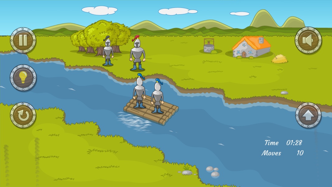 River Crossing IQ Logic Puzzles - Preview 6