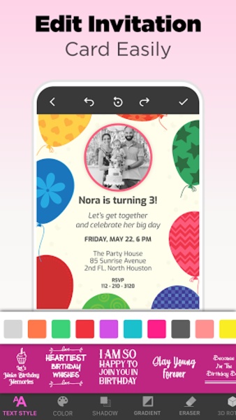 Invitation Card Maker & Design - Preview 2