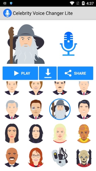 Celebrity Voice Changer Lite - Preview 2