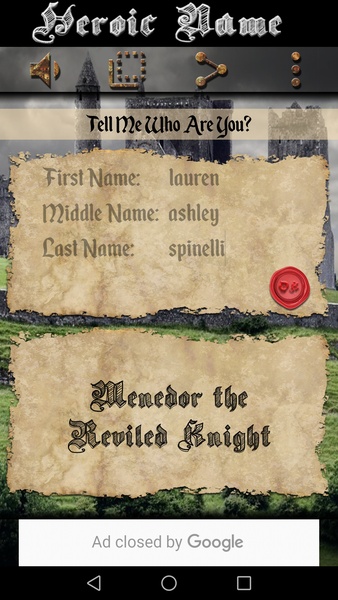 Heroic Name - Preview 1