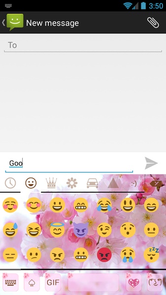 Theme Love Cherry for Emoji Keyboard - Preview 4