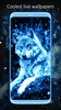Ice Fire Wolf Wallpaper screenshot 5