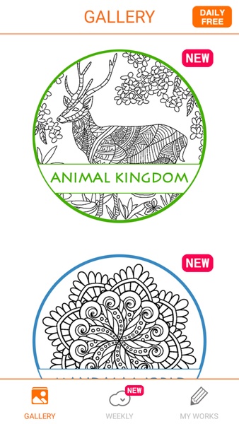 Adult Coloring Book Premium - Preview 1