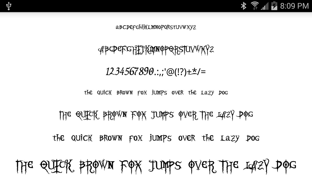 Halloween Fonts 50 - Preview 1