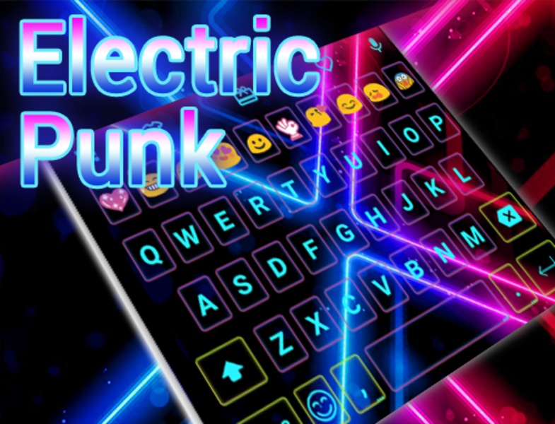 Electric Punk Emoji Keyboard - Preview 1