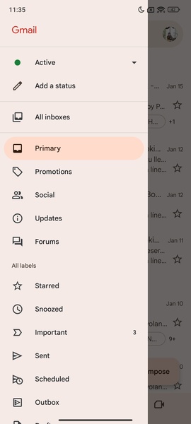 Simple Gmail - Preview 1