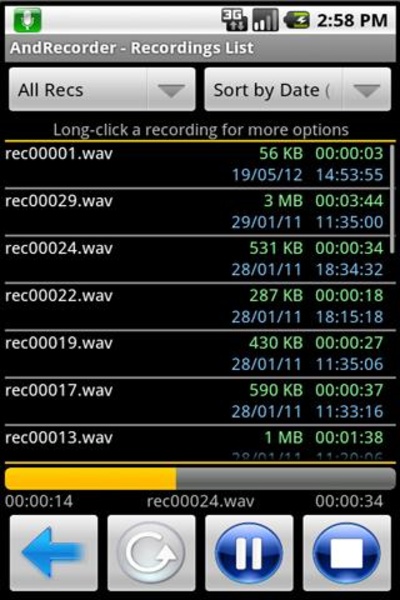 AndRecorder - Free - Preview 2