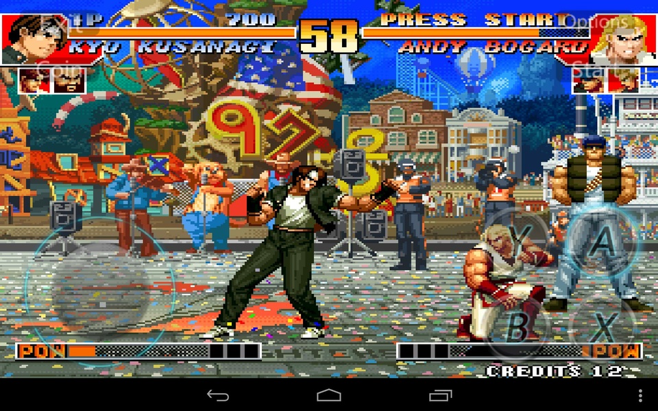 How to play the king of fighters 97 game multiplayer on android
