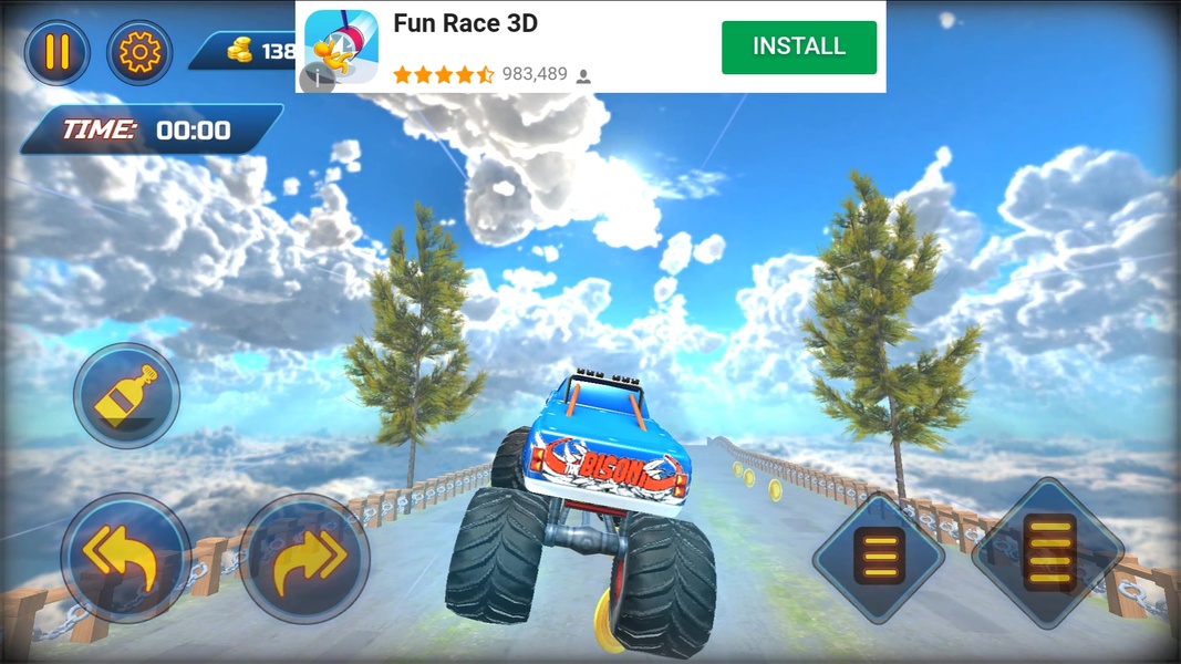 Jogos de carros Monster Truck Stunts versão móvel andróide iOS apk