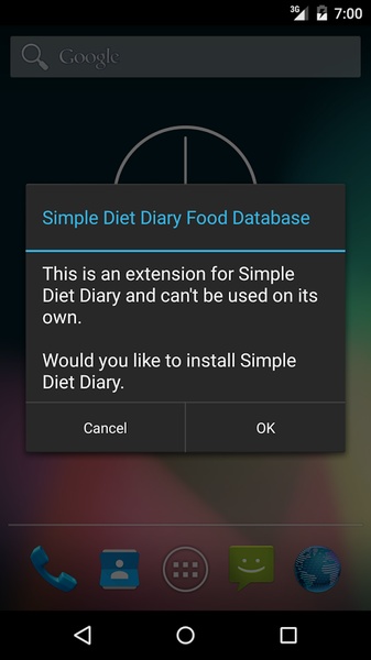 Simple Diet Diary Food Database - Preview 2