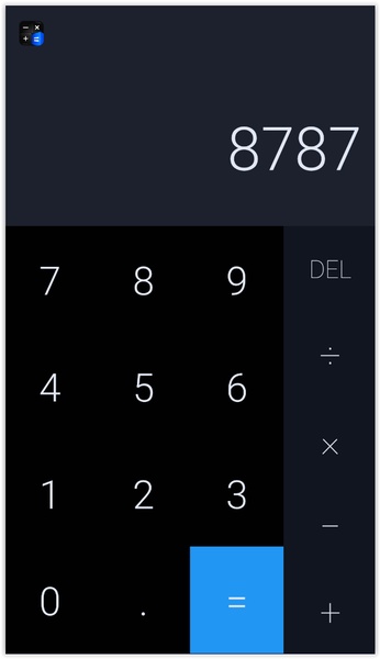 Calculator app outlet lock