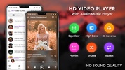 HD Video Player and Music Player screenshot 1