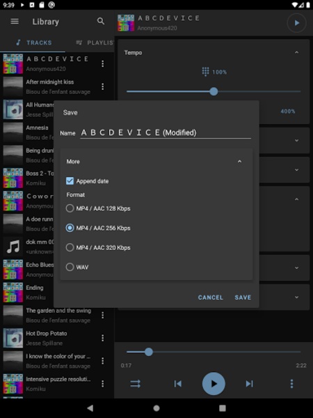 Music Speed Changer - Preview 1