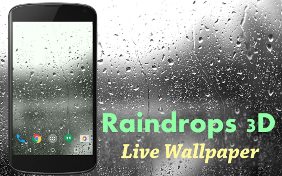 Raindrops 3D Live Wallpaper - Preview 4