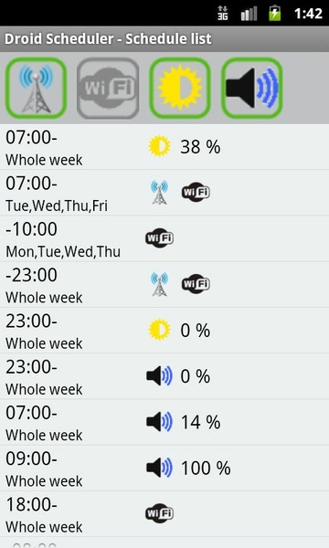 Droid Scheduler - Preview 4