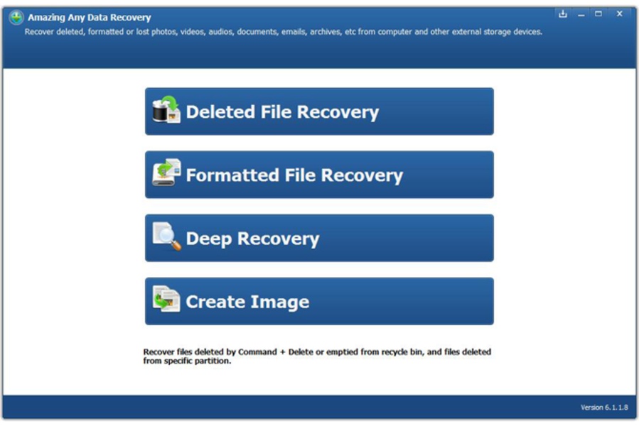 Amazing Any Data Recovery for Windows - Download it from Uptodown for free