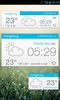 Concise white GO Weather EX screenshot 1