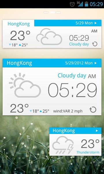 Concise white GO Weather EX - Preview 1