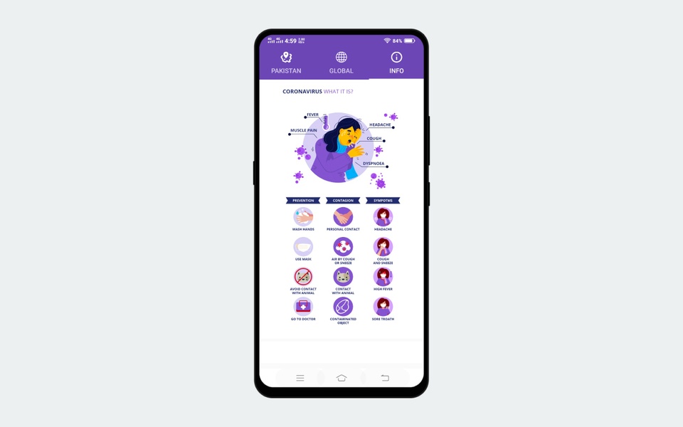 Covid19 Tracker - Preview 1