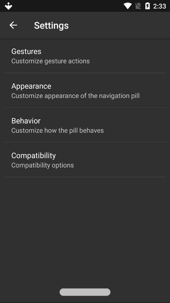 Navigation Gestures - Preview 1