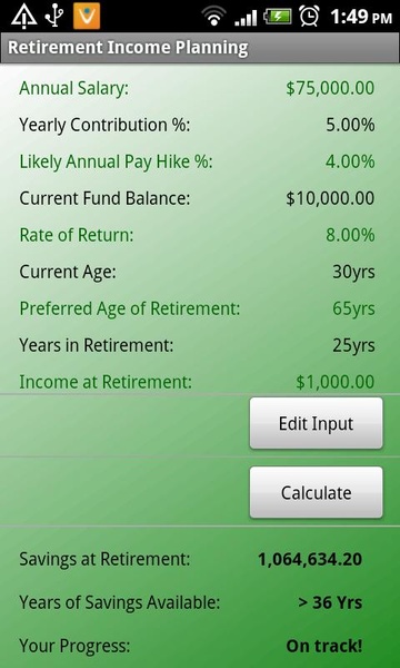 Retirement Planner - Preview 3