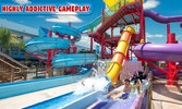 Water Park Slide Surfers Games screenshot 4