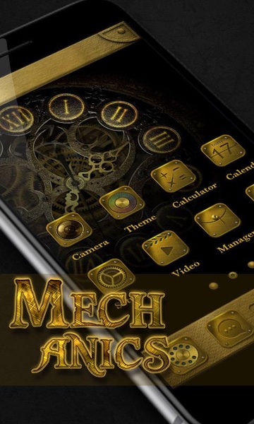 Mechanics GOLauncher EX Theme - Preview 6