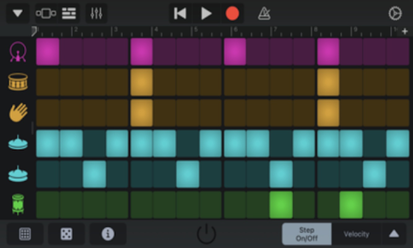 GarageBand screenshots