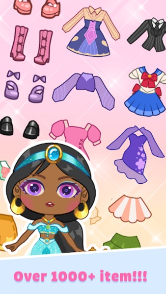 chibi princess dress up games Chibi Dolls: Dress up Games & Avatar Creator Gameplay Walkthrough #1  (Android, IOS)