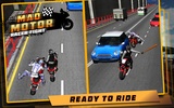 Mad moto racer fight screenshot 1