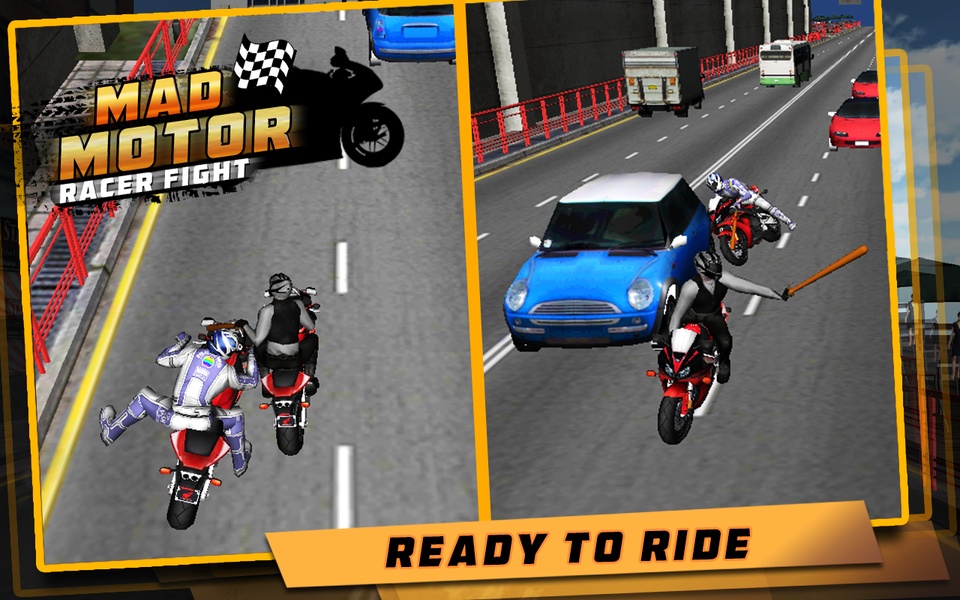 Mad moto racer fight - Preview 1