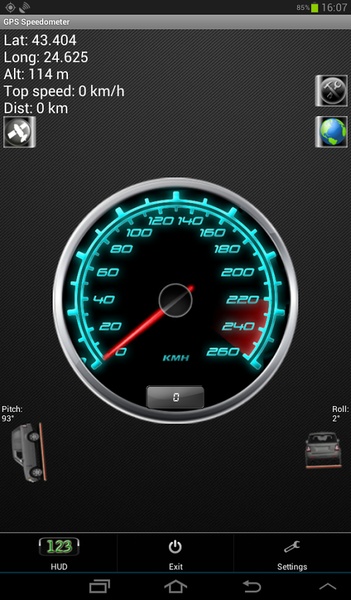 GPS Speedometer in mph - Preview 2