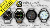 Watch Face Theme Bubble Cloud screenshot 13