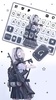 Armed Mask Girl Keyboard Backg screenshot 4
